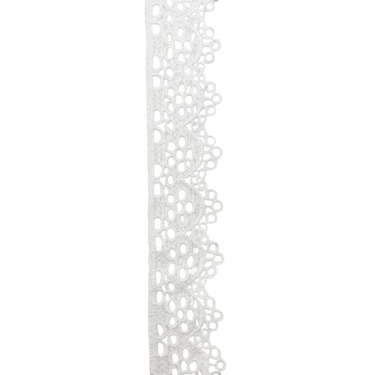 1.5" x 3yd. Lace Flower Ribbon by Celebrate It®